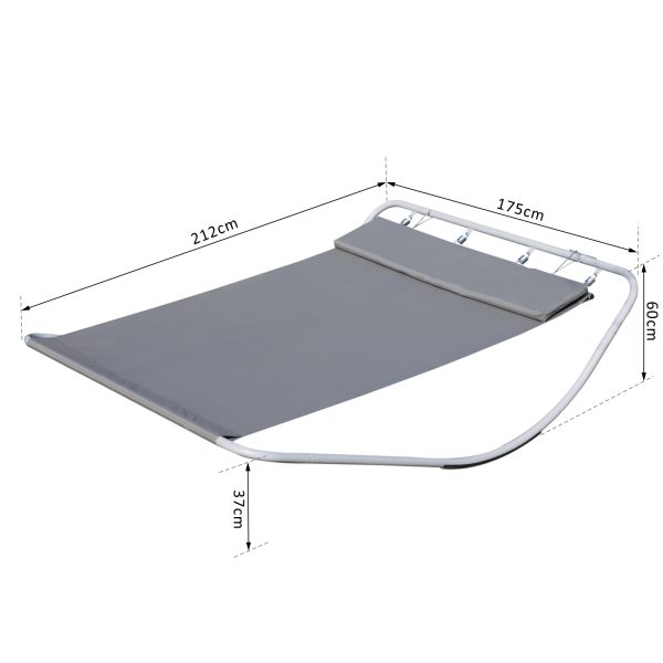 Outdoor Rocking Bed Hammock-Grey - Image 3