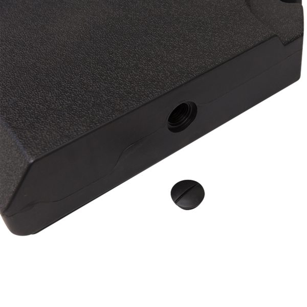 HD Polyethylene Sand or Water Fillable Parasol Base Black - Image 7