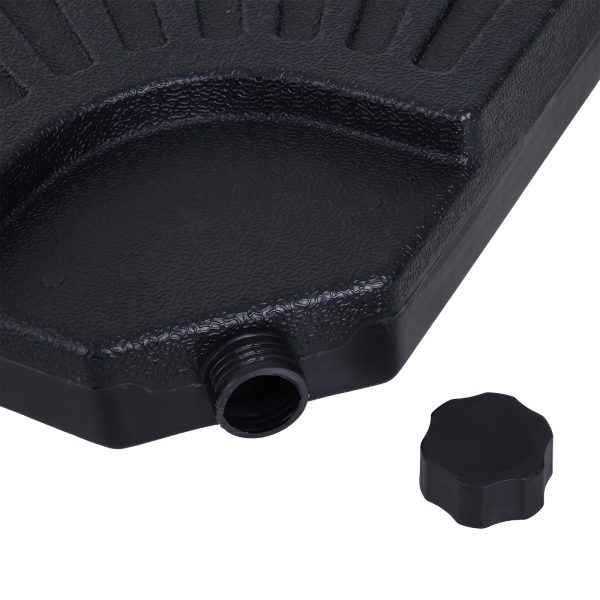 4Pc Portable Umbrella Base Parasol Stand Weights Holder Sand Water Filled - Image 3
