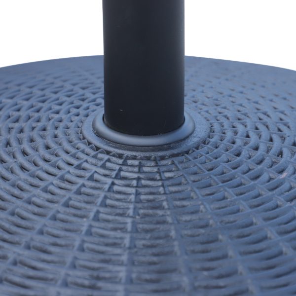 Resin Patio Umbrella Base Parasol Stand Weight Deck Holder w/ Wheels Outdoor - Image 7