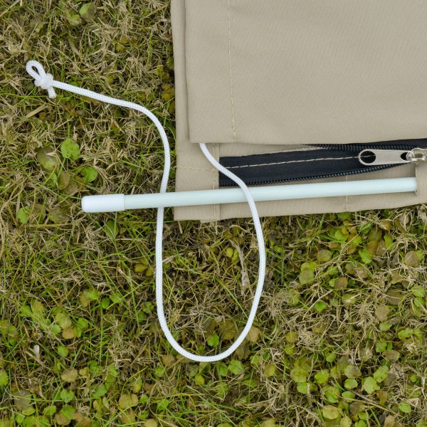 Cantilever Umbrella Cover Outdoor Parasol Protector Weatherproof with Zipper - Image 6