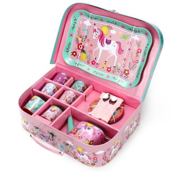 SOKA 18pc TIN TEA SET - UNICORN 0000354 - Image 2