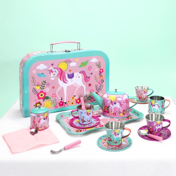 SOKA 18pc TIN TEA SET - UNICORN 0000354 - Image 4
