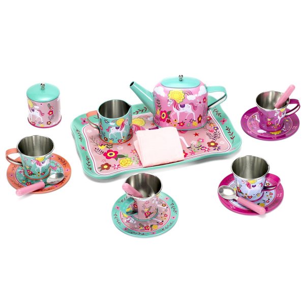 SOKA 18pc TIN TEA SET - UNICORN 0000354 - Image 6