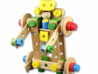 Lelin Wood Wooden Building Activity Toy For Kids Imagnation And Creativity Skill