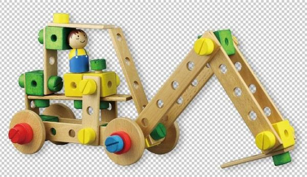 Lelin Wood Wooden Building Activity Toy For Kids Imagnation And Creativity Skill - Image 4