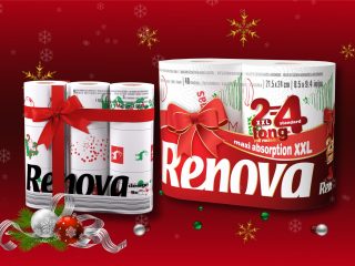 Renova 9 Rolls Xmas TR + 2 Rolls Xmas KT