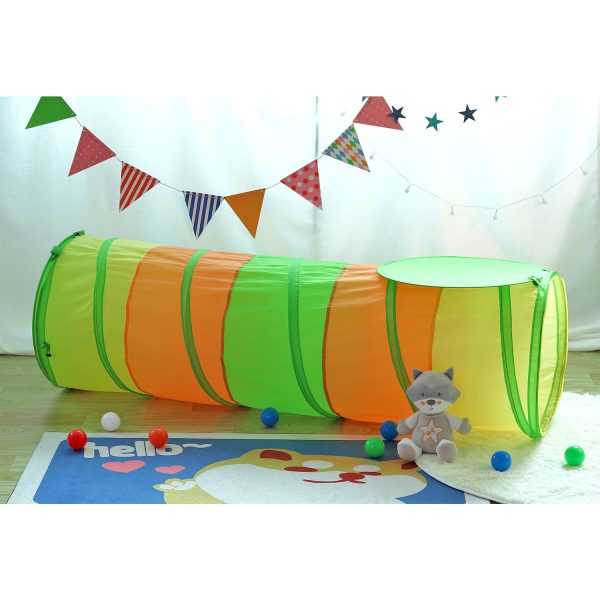 SOKA Play Tunnel Green Pop Up Dino Dinosaur Indoor or Outdoor Garden Play Tent for Kids Childrens - Image 2