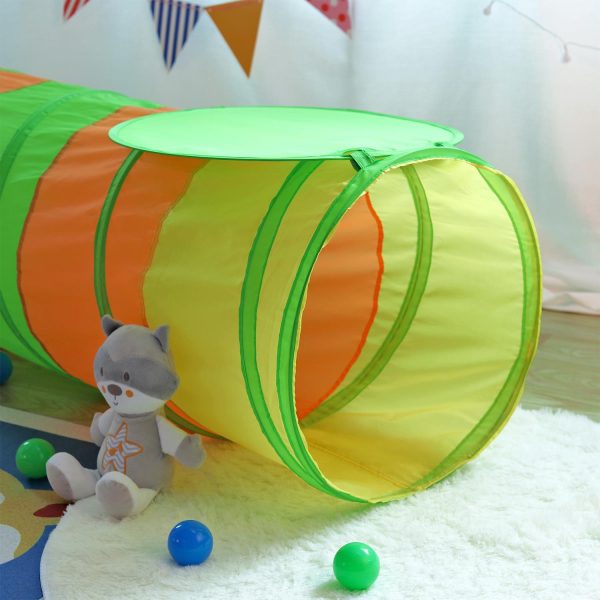 SOKA Play Tunnel Green Pop Up Dino Dinosaur Indoor or Outdoor Garden Play Tent for Kids Childrens - Image 8