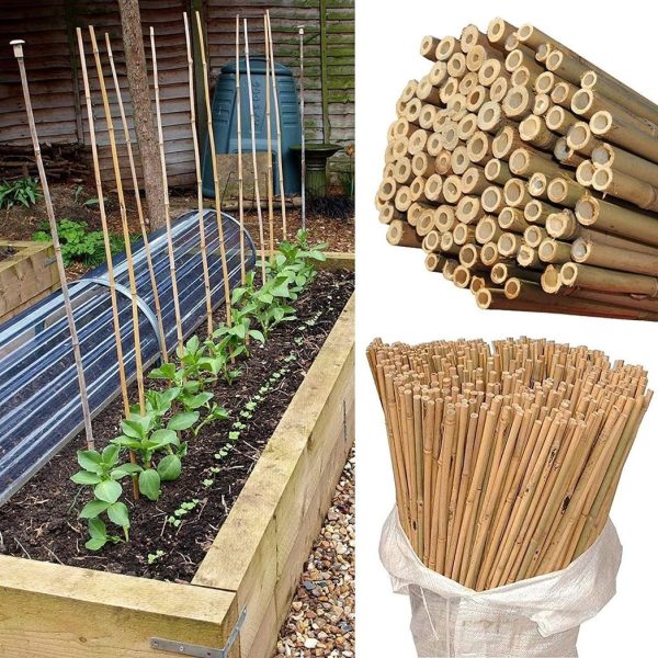20 x 3FT Bamboo Canes Sticks 90CM - Image 8