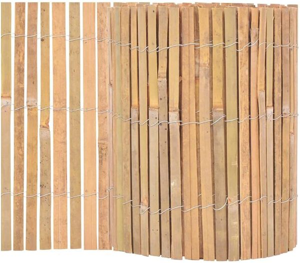 Bamboo Slatted Fence 1m X 4m - Image 8