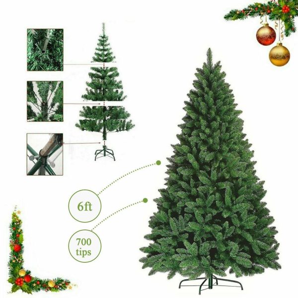 6FT GREEN ARTIFICIAL Colorado Christmas Tree 180cm - Image 2