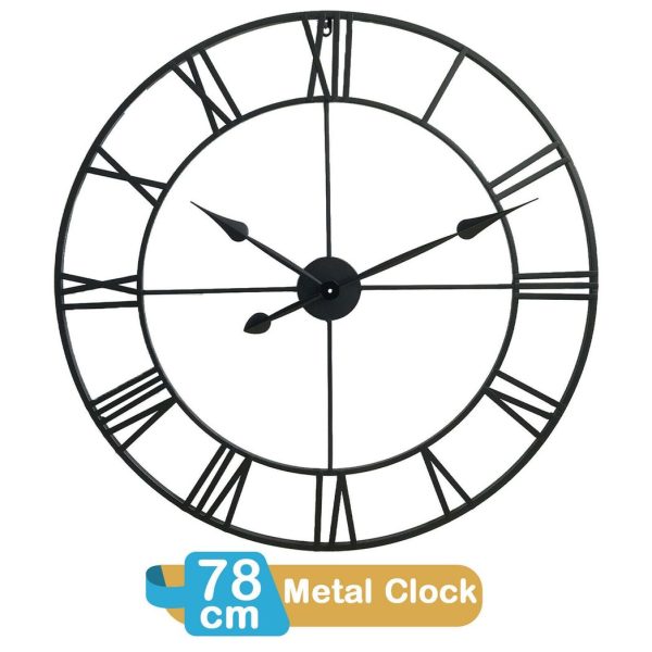 78CM ROMAN METAL CLOCK - Image 2