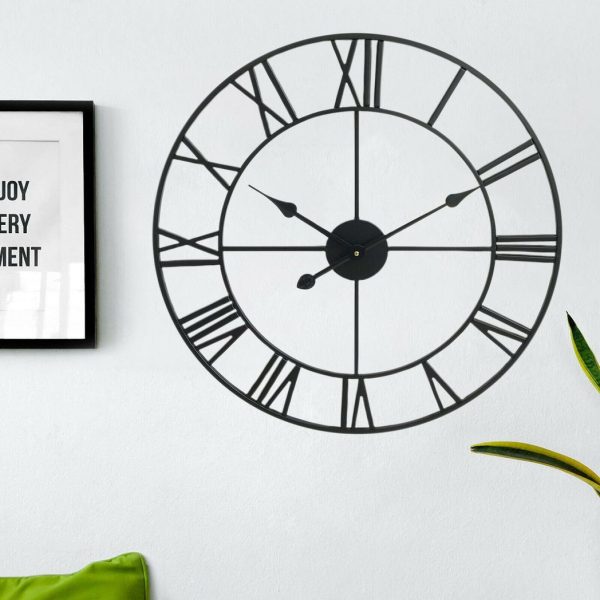 78CM ROMAN METAL CLOCK - Image 7