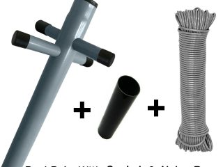 Clothes Post 2.4m Overall hight POLE