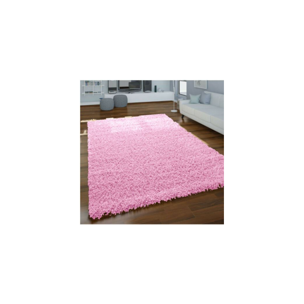 BABY PINK SHAGGY RUGS 160 X230 - Image 2