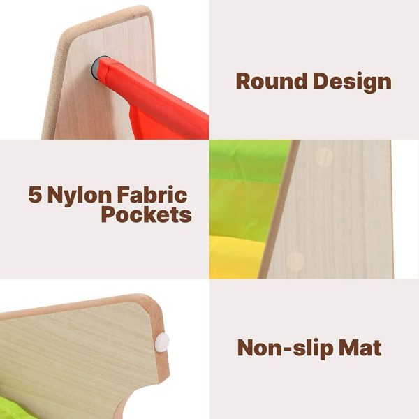 WHITE Wooden Book Shelf Multi Lining - Image 2