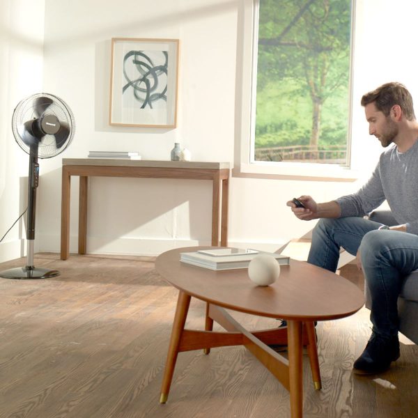 Honeywell Advanced QuietSet 16" Stand Fan With Noise Reduction Technology - Black UK Plug - Image 6