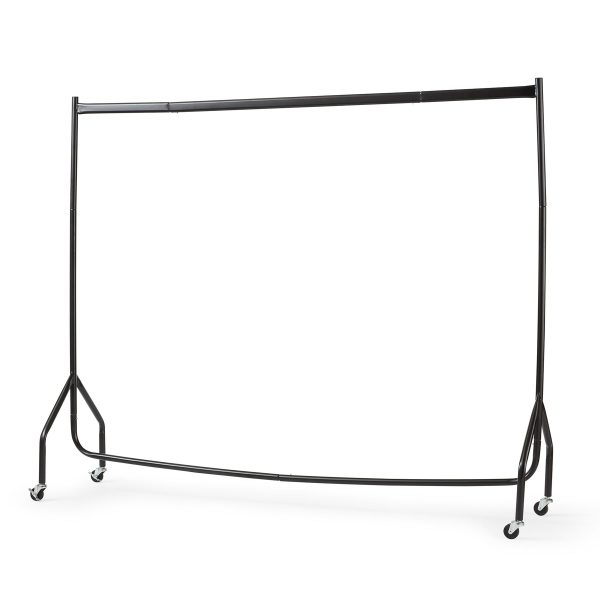 Extra Heavy Duty 6ft Long x 5ft Tall Clothes Rail In Black - Image 5