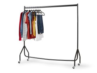 Superior Heavy Duty 5FT Long x 5FT Tall Clothes Rail In Black