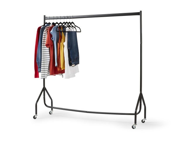 Superior Heavy Duty 5FT Long x 5FT Tall Clothes Rail In Black