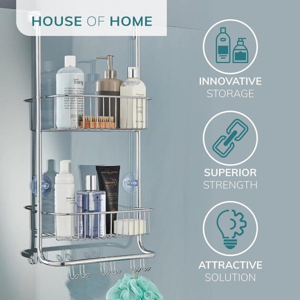 Over Door Shower Caddy In Nano Coating - Image 4