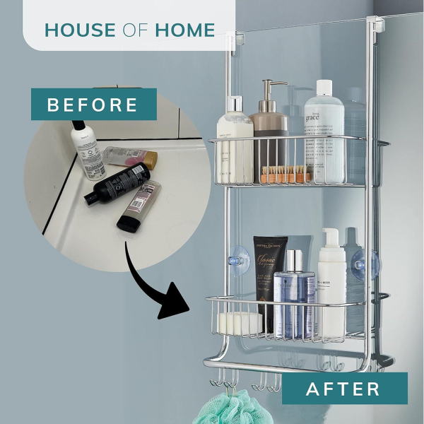 Over Door Shower Caddy In Nano Coating - Image 5