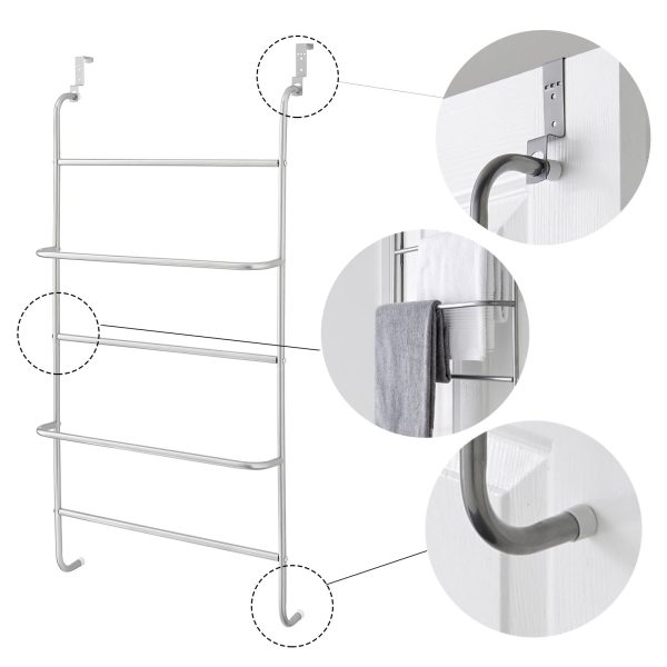 5 Tier Over Door Bar In Powder Coating - Image 4