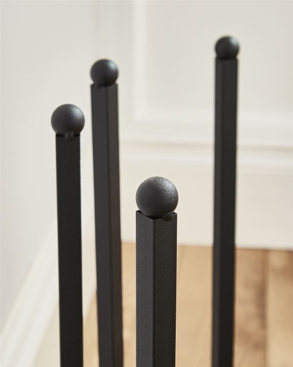 5 Pair Black Round Boot Shoe Rack Welly Holder Stand Storage Organizer - Image 4
