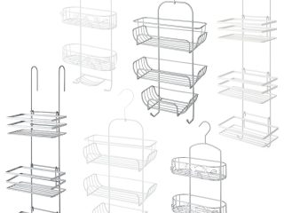 Various Hanging and Overdoor Shower Caddies