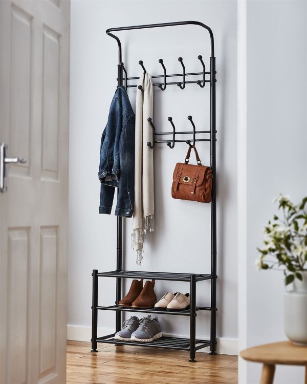 Multi Functional Coat Rack and stand With Shoe Rack Storage Solution - Image 2