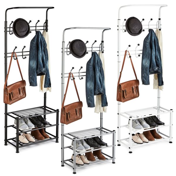 Multi Functional Coat Rack and stand With Shoe Rack Storage Solution - Image 3