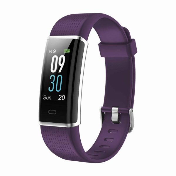 Aquarius AQ200 Color Screen Heart Rate & Sleep Monitor Tracker, Purple - Image 3