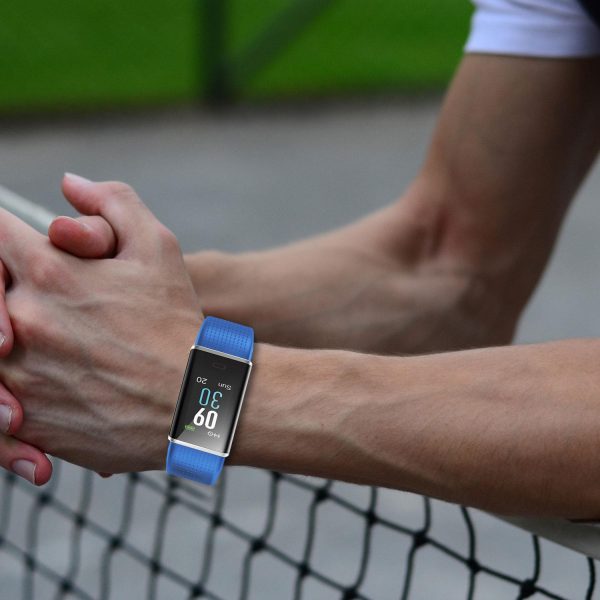 Aquarius AQ200 Color Screen Heart Rate & Sleep Monitor Tracker, Blue - Image 5