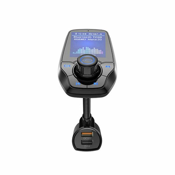 Aquarius WirelessMultifunctional Bluetooth Car FM Transmitter with Dual USB Port - Image 5