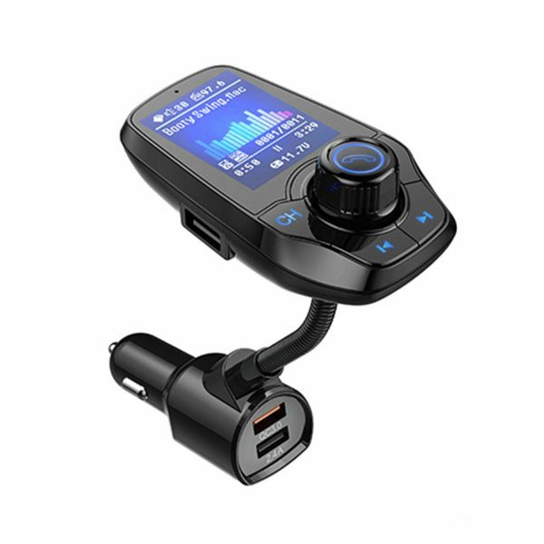 Aquarius WirelessMultifunctional Bluetooth Car FM Transmitter with Dual USB Port - Image 4