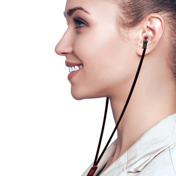 GVC Bass Power Stereo Sound Noise Isolating Earphones Red - Image 2