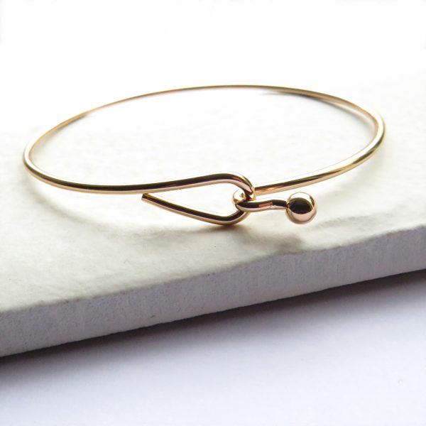 Gold Hoop Bangle - 6026