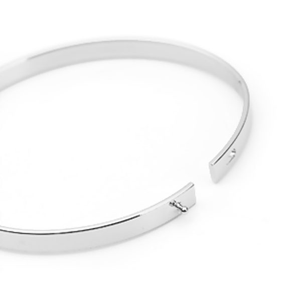 Silver Thin Bangle - 5990 - Image 3