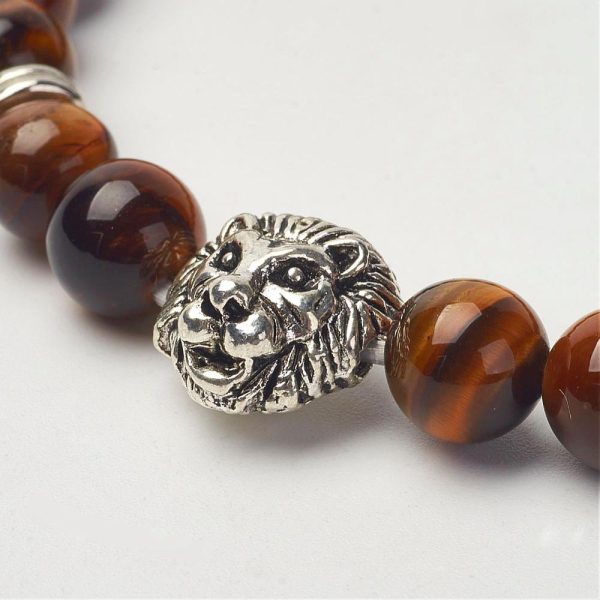 Men's Tigers Eye Lion Bracelet - Image 3