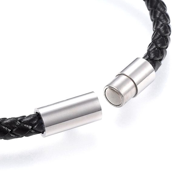 Men's Tigers Eye Leather Bracelet - Image 2