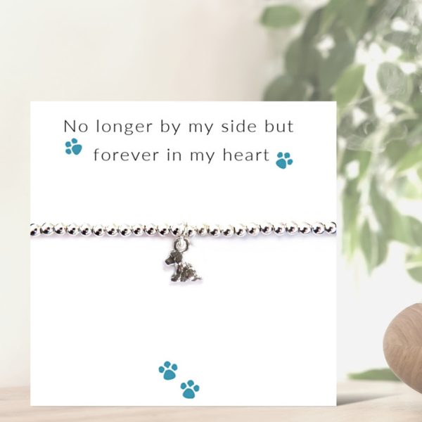 No Longer By My Side - Dog Bracelet on Message Card - Image 2