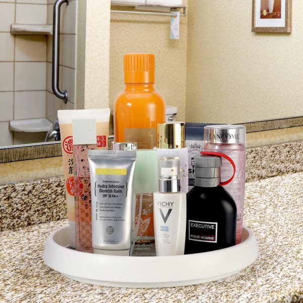 Round Turntable Organizer Multifunctional Non-Slip Spice Rack (Medium) - Image 2