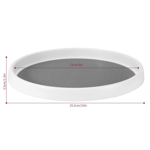 Round Turntable Organizer Multifunctional Non-Slip Spice Rack (Medium) - Image 5
