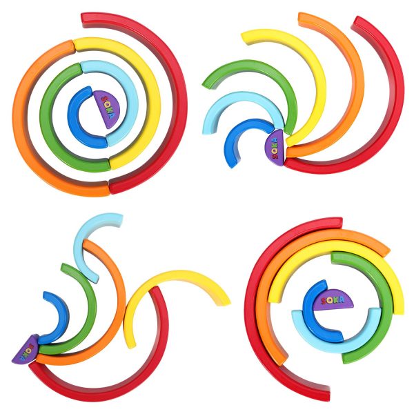 SOKA Rainbow Stacker 7pcs 0000277 - Image 4