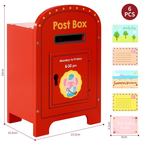 SOKA Wooden postbox Elephant 0000273