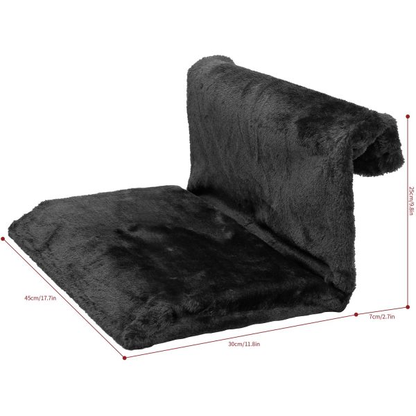 Fleece Lined Pet Radiator Bed Cat Kitten Dogs Puppies Warm Cosy Hammock[Black,0010015] - Image 5