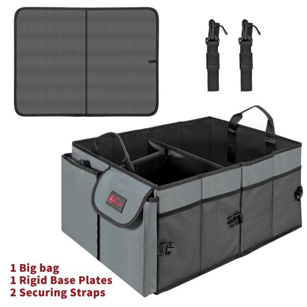 VINSANI DELUXE CAR BOOT STORAGE GREY 0000433 - Image 2