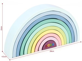 SOKA Rainbow Stacker 10pcs 0000278