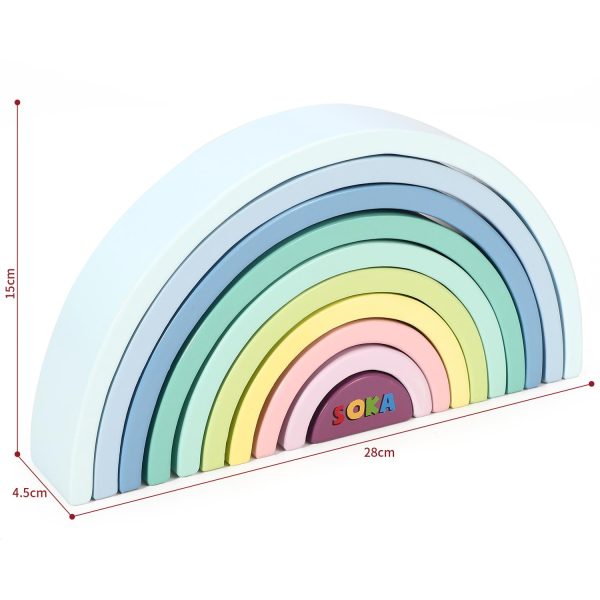 SOKA Rainbow Stacker 10pcs 0000278 - Image 4